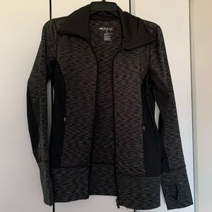 Black and Gray Activewear Jacket